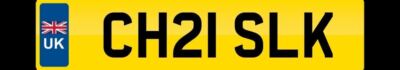 CHRIS CHERISHED NUMBER PLATE PRIVATE REGISTRATION CH21 SLK CHRISTOPHER LK CHRISS