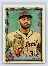 2023 Topps Allen & Ginter Riley Greene #44 Hot Box Silver Portrait