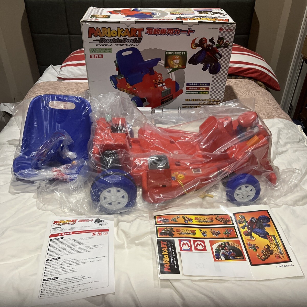 2003 Mario Kart Double Dash Full Size Electric Go Kart Ride
