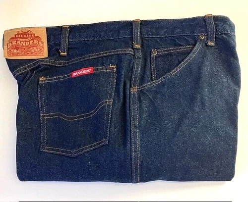 Men's Dickies Branders Blue Jeans Size 42 X 32 Blue Denim
