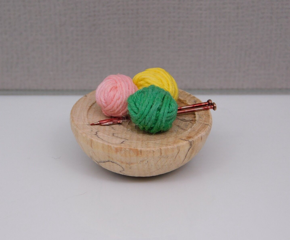 Vintage Barbie 976 Sweater Girl 957 Knitting Pretty Yarn Bowl w