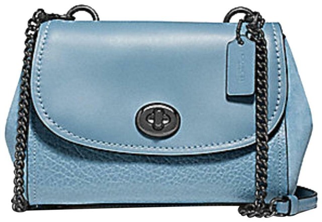 NWT Coach F22349 Mixed Material FAYE Crossbody in Cornflower