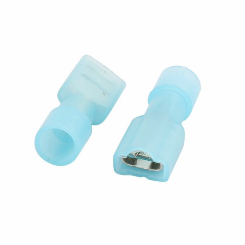 30Pcs 1.5-2.5mm2 Wire Insulated female Spade Crimp Terminal Connector Blue ✦KD - Picture 4 of 4