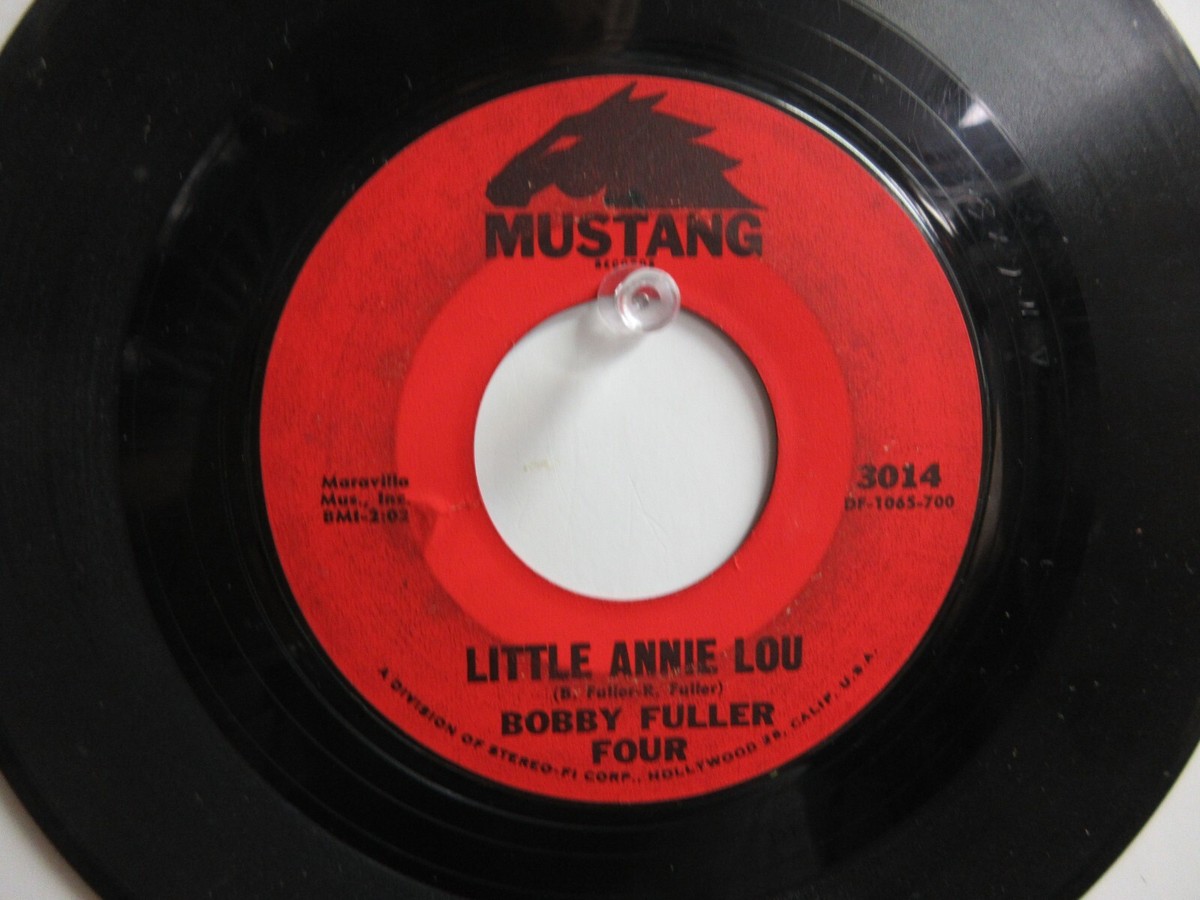 💥 ' BOBBY FULLER FOUR ' HIT 45 + PICTURE [I FOUGHT THE LAW] 1966