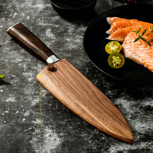 Japanische Kochmesserscheide Deba Messer Klingenschutz Holz Saya Sushi Hülle Etui Tasche - Bild 3 von 4