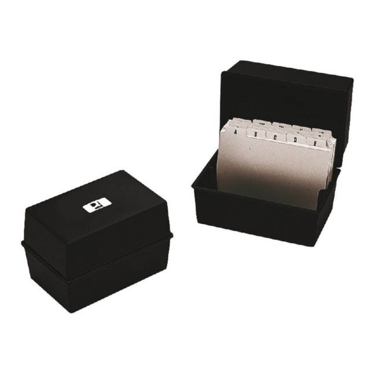 Black Card Index Box 8x5"" (203 x 127mm) - Image 2