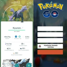 Pokémon Go | Shiny Kyurem ✨ Mini PTC 80k Stardusts