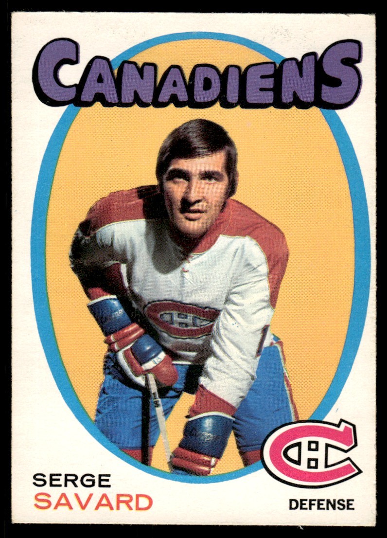 1971-72 O-Pee-Chee Serge Savard Montreal Canadiens #143