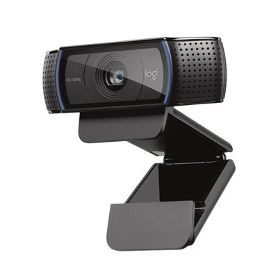 Logitech C920S HD Pro Webcam, Full 1080p/30fps Videoanrufe, Clear Black