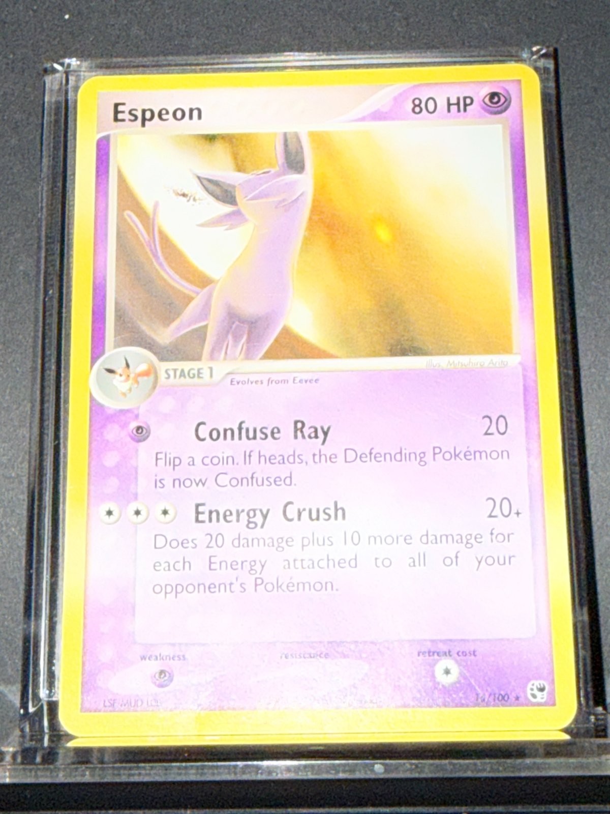 Espeon Pokemon 16 SS Rare Moderately Played Card