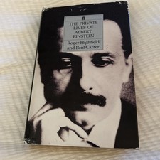 THE PRIVATE LIVES OF ALBERT EINSTEIN: Highfield Carter HCDJ 1st Edition & Print