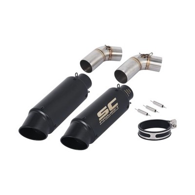 Exhaust Mid Pipe Muffler System for Ducati Monster 695 696 2010-2014 Slip On