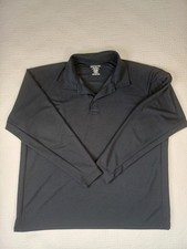 Vertx Polo Men's 2XL Black Coldblack Long Sleeve VTX4020NVP Tactical Logo EUC