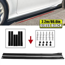 86.6 Universal Car Side Skirt Extension Rocker Panel Body Kit Lip Splitters Usa 86.6 Universal Car Side Skirt Extension Rocker Panel Body Kit Lip Splitters Usa