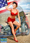 MASTER BOX 1:24 SCALE " PIN-UP SERIES " KIT NO. 1 PLASTIC MODEL KIT MB24001 — photo 1