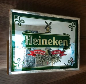 Heineken Mirror Beer ハイネケン - Etsy 公式通販 Heinekenの看板