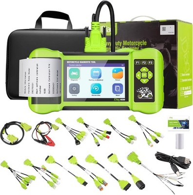 TopDiag M300 Motorcycle OBD2 Diagnostic Tool, Battery Tester and ABS Engine Scan