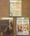 New ListingCLASSIC XBOX 360 (Saints Row Double Pack, L.A. Noire, Hitman Blood Money)