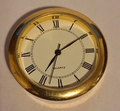 Schöne Quarzuhr/Uhr für Miniatur Ornamente 