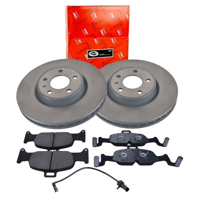 TRW Bremsscheiben 318mm + Beläge WAKO Vorne für AUDI 4 B9 A5 A6 C8 A7 Q5 FYB