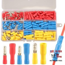 pcs Bullet Connectors Male and Female, Bullet Wire Terminals Crimp Terminal 200