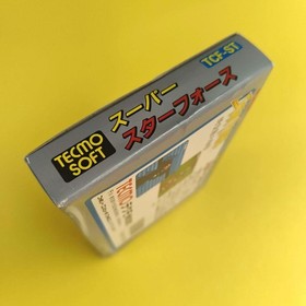 Super Star Force TECMO Nintendo Famicom software with box and instructions #4559
