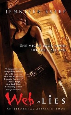 Web of Lies (Elemental Assassin, Book 2) - Mass Market Paperback - VERY GOOD