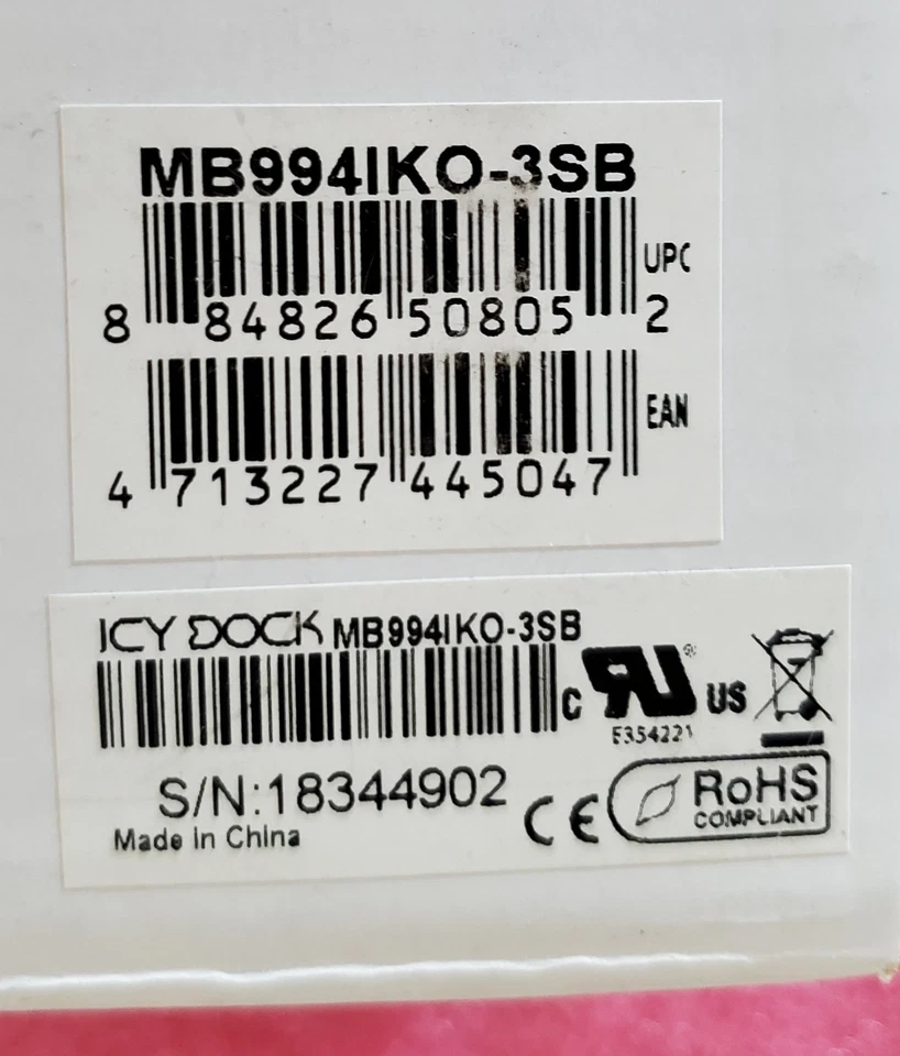 Icy Dock ToughArmor MB994IKO-3SB Rugged Full Metal 2 Bay 2.5" w/ Slim ODD Tray - Image 3 of 3