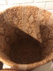 VTG Birch Bark Handwoven Lidded Large Woven Storage Basket Hamper 24”x 18” — photo 2