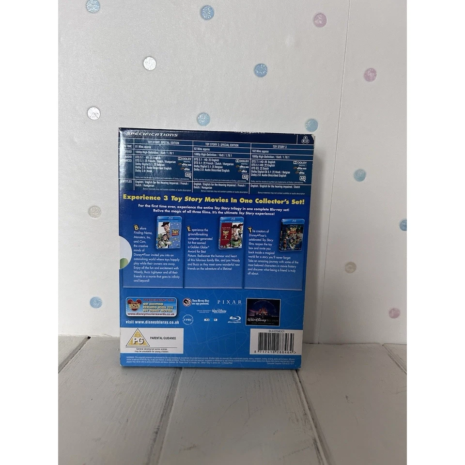 The Complete Toy Story Collection 1 2 3 Blu Ray - Image 3 of 4