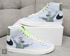 Nike Blazer Mid 77 Oregon Ducks PE Promo Blue Shoes Men's Size 8-9 (FD0235-400)