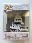 Funko Pop! Trains Disney 100 Mickey in Steamboat Car 2022 Vinyl Figure #19 New