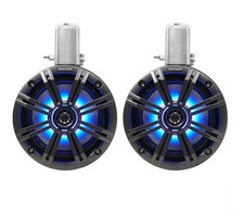 Pair KICKER 45KMTC65 6.5" 390w Tower Speakers LED's for Polaris RZR/ATV/UTV/Cart