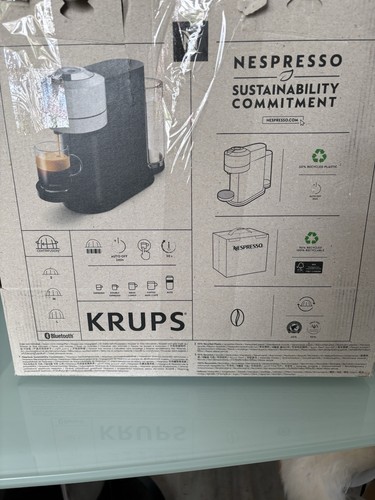 Nespresso Vertuo Next Kapselmaschine, Hellgrau/Schwarz, Inkl. Kapseln