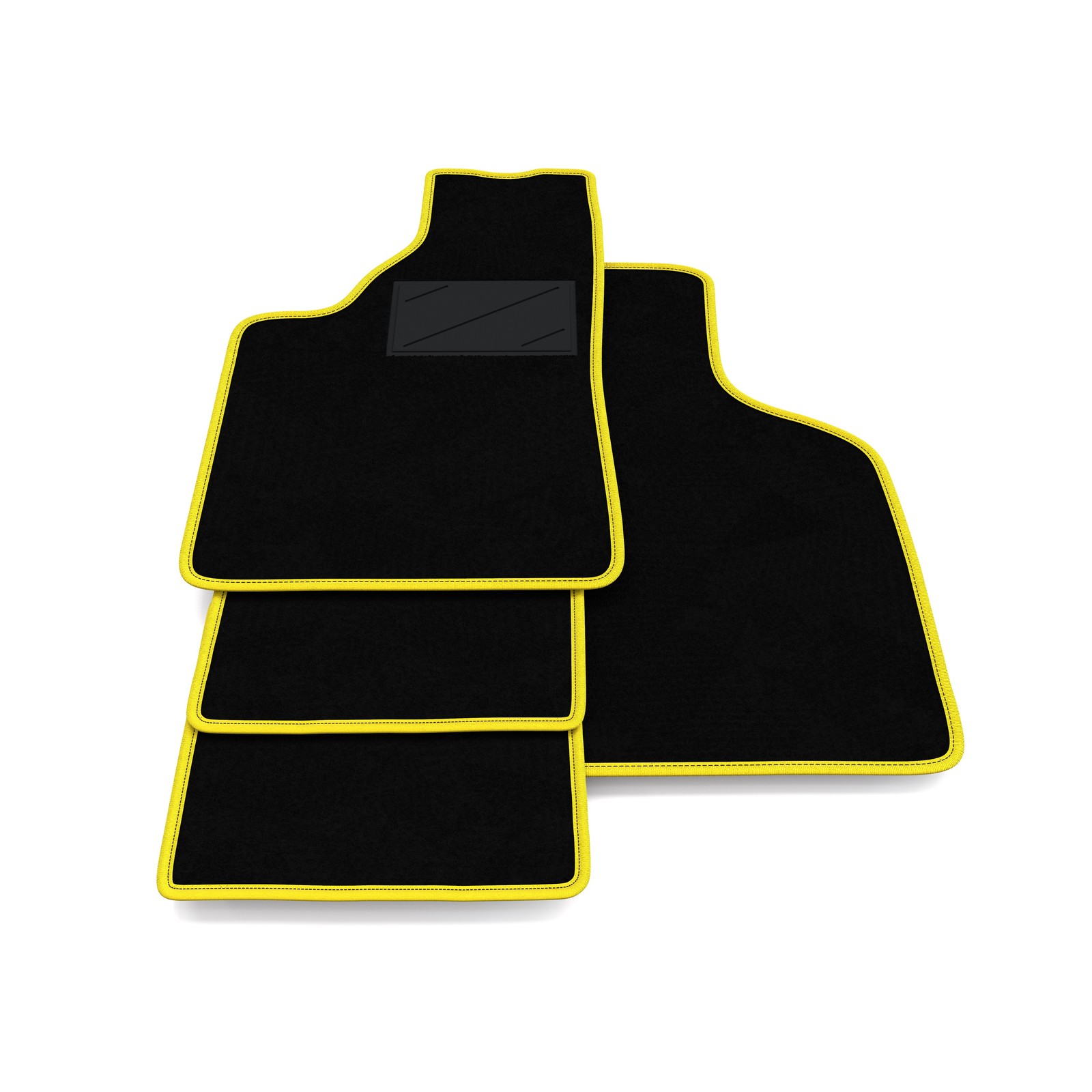 Tapis de sol Maserati Ghibli 1992-1997 en moquette premium noire