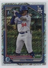 2024 Bowman Chrome Prospects Shimmer Refractor Jeral Perez #BCP-158 14md