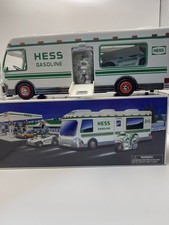 Vintage 1998 Hess Truck Recreation Van with Dune Buggy and Motorcycle NEW in Box