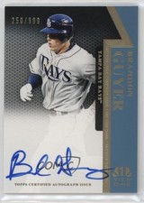 2011 Topps Tier One On the Rise Auto /999 Brandon Guyer #OR-BG Auto 12i0