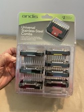 Andis 8 Piece Universal Stainless Steel Attac...