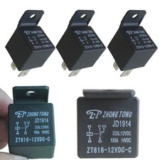 NEU 5 X KFZ Relais Schließer Umschaltrelais Wechselrelais DC 12V 100A 5-Polig