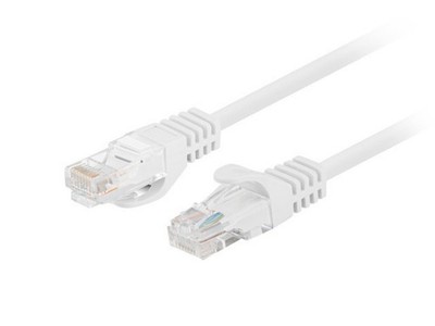 PATCHCORD KAT.5E UTP 1M WEISS FLUKE PASSED PCU5-20CC-0100-W