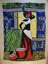 Muu'muu African Dashiki Dress Kaftan New With Wrap  Tags