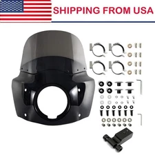 Motorcycle Fairing W/11'' Windshield For Harley 2018-2023 Softail FXBB StreetBob