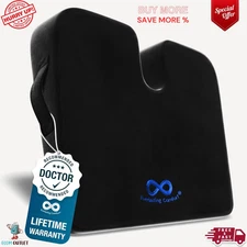 Memory Foam Car Seat Cushion for Long Driving, Back Pain, Sciatica Tailbone Pain