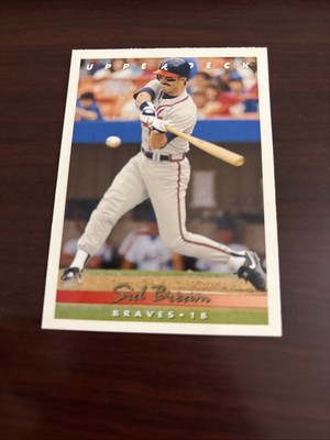1993 Upper Deck #104 Sid Bream Atlanta Braves