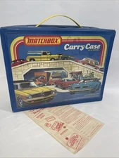 1978 Matchbox Carry Case Holds 48 Models Lesney England, trays and Pamphlet