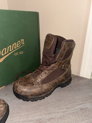 Danner Pronghorn 8" Hunting Boots Brown CamoHide Leather Goretex Men’s 9.5 EE - Picture 24 of 24