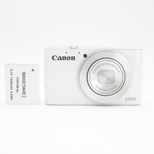 Operation Confirmed Canon Powershot S200 White Compact Digital Camera Aa8184