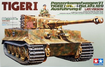 Tamiya 1/35 German Heavy Tiger I Plastic Model Kit 35146