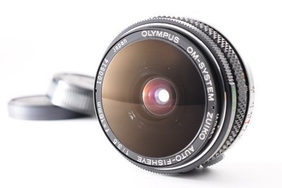 *Exc+5* Olympus OM System Zuiko Auto Fisheye 16mm f/3.5 MF Lens + Cap From Japan